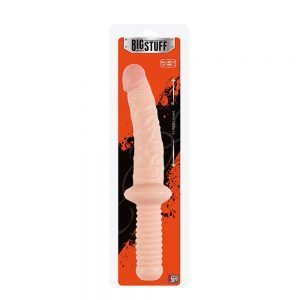 BIGSTUFF DONG WITH HANDLE 7.5INCH FLESH