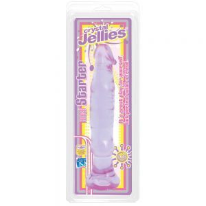 ANAL STARTER 6INCH DONG PRPL JELLY