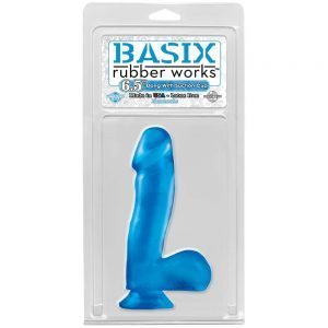 Basix Rubber Works - 6.5" Dong with Suction Cup