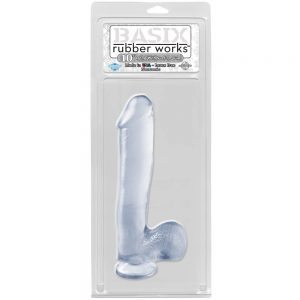 Basix Rubber Works - 10" Dong with Suction Cup