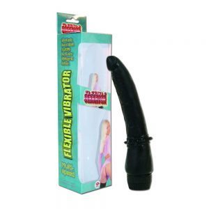 8 anal dick with adjustable vibration. Black
